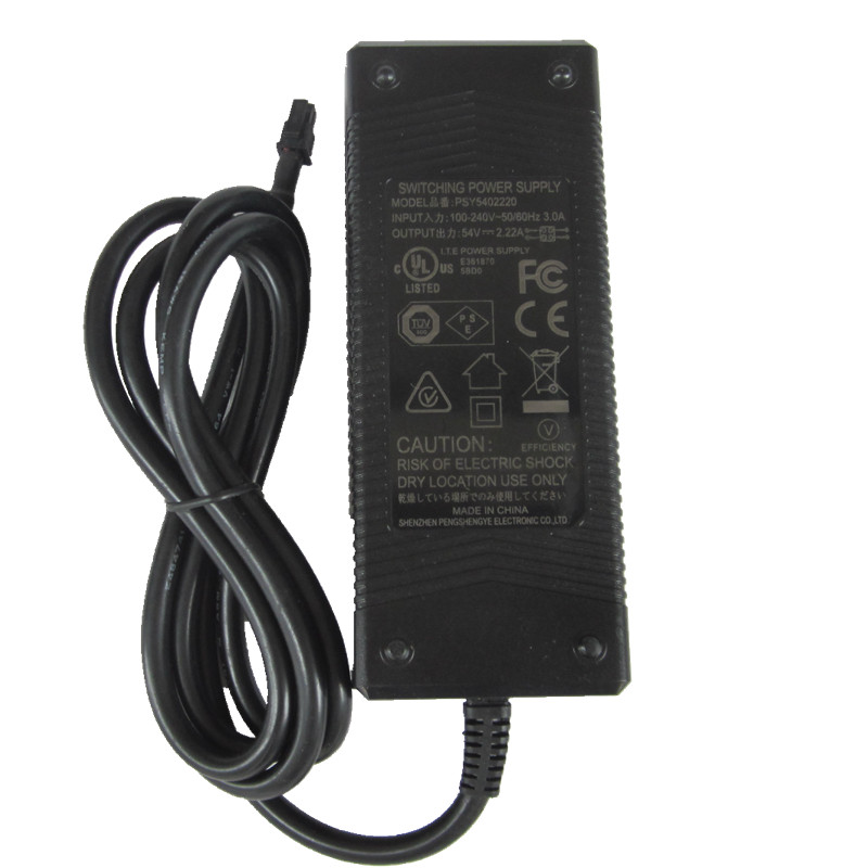 *Brand NEW* 4pin PSY5402220 120W I.T.E.SWITCHING 54V 2.22A AC DC ADAPTER POWER SUPPLY